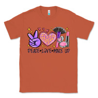 Copper peace love make up Classic Tee - MaliasSmallBusiness