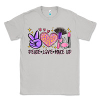 Moon Dust peace love make up Classic Tee - MaliasSmallBusiness