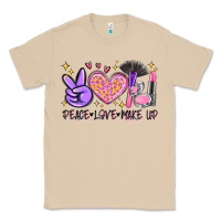 Mushroom peace love make up Classic Tee - MaliasSmallBusiness
