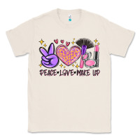 Natural peace love make up Classic Tee - MaliasSmallBusiness