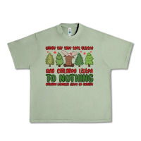 Oil Green where the tree tops glisten Urban Heavy Tee - MaliasSmallBusiness