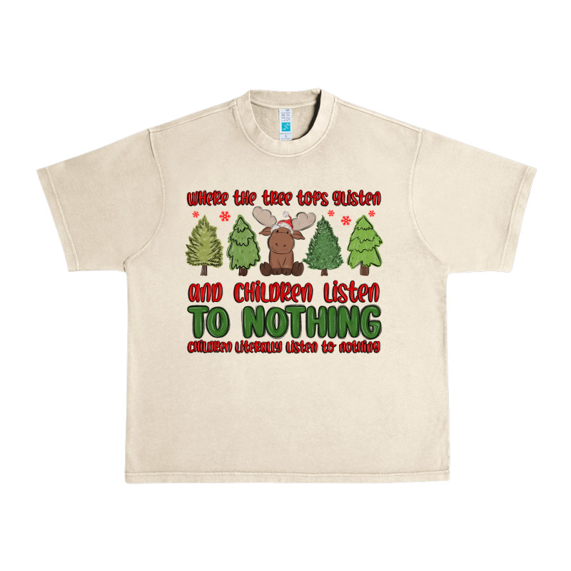 Where The Tree Tops Glisten Urban Heavy Tee by MaliasSmallBusiness | Teevron