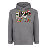 Storm christmas holstein cow Heavyweight Hoodie - CowGirlArtShop