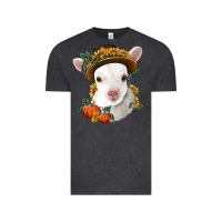 Vintage Black cute baby lamb thanksgiving nancy Vintage Tee - NancyCooperArtShop