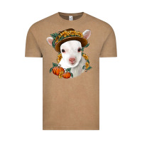 Vintage Coffee cute baby lamb thanksgiving nancy Vintage Tee - NancyCooperArtShop
