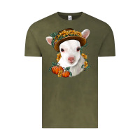 Cute Baby Lamb Thanksgiving Nancy Vintage Tee | Teevron