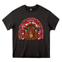 Asphalt valentines red angus rainbow Heavy Core Tee - JahusDesignShop
