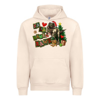 Sandshell Fa La La Trex Christmas Urban Hoodie - FaDigitalArtStudio