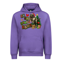 Tulip Fa La La Trex Christmas Urban Hoodie - FaDigitalArtStudio