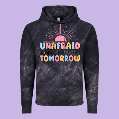 Unafraid I Know Who Holds Tomorrow Vintage Hoodie Designed By Maliassmallbusiness