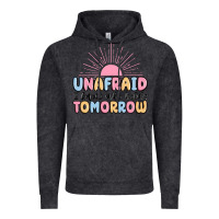 Vintage Black unafraid i know who holds tomorrow Vintage Hoodie - MaliasSmallBusiness