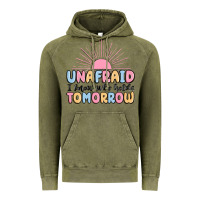 Vintage Olive unafraid i know who holds tomorrow Vintage Hoodie - MaliasSmallBusiness