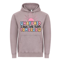 Vintage Zinc unafraid i know who holds tomorrow Vintage Hoodie - MaliasSmallBusiness