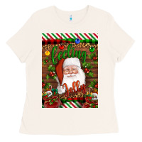 Bone Christmas Feeling Jolly Santa Ladies Tee - Artiststas