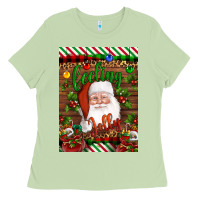 Matcha Christmas Feeling Jolly Santa Ladies Tee - Artiststas
