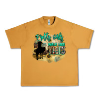 Peanut Butter pretty girls walk like this Urban Heavy Tee - NancyCooperArtShop