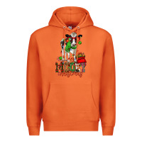 Carrot mooey christmas holstein cow Premium Hoodie - CowGirlArtShop
