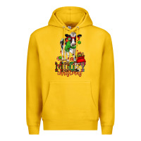 Lemon mooey christmas holstein cow Premium Hoodie - CowGirlArtShop