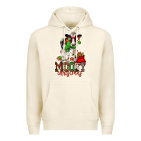 Tofu mooey christmas holstein cow Premium Hoodie - CowGirlArtShop