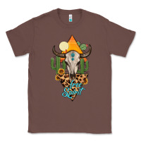 Chestnut free spirit bull skull Classic Tee - MaliasSmallBusiness