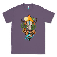 Lavender free spirit bull skull Classic Tee - MaliasSmallBusiness