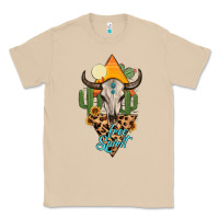 Mushroom free spirit bull skull Classic Tee - MaliasSmallBusiness
