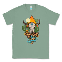 Sage free spirit bull skull Classic Tee - MaliasSmallBusiness