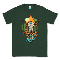 Sports Green free spirit bull skull Classic Tee - MaliasSmallBusiness