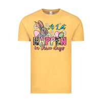 Vintage Mustard A lot can happen in three days Vintage Tee - NancyCooperArtShop