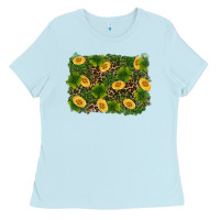 Baby Blue st patricks day background Ladies Tee - RanaPortraitStore