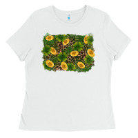 White st patricks day background Ladies Tee - RanaPortraitStore