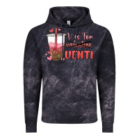 Cloud Black v is for valentine venti Vintage Hoodie - MaliasSmallBusiness