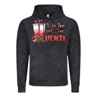 Vintage Black v is for valentine venti Vintage Hoodie - MaliasSmallBusiness