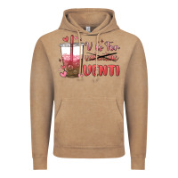 Vintage Coffee v is for valentine venti Vintage Hoodie - MaliasSmallBusiness