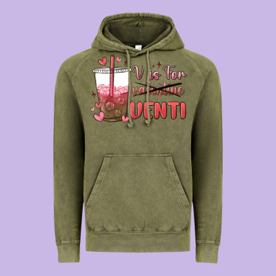V Is For Valentine Venti Vintage Hoodie Designed By Maliassmallbusiness
