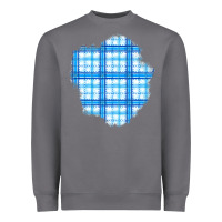Storm Winter Tartan Patch Heavyweight Sweatshirt - BundleAndBundleShop