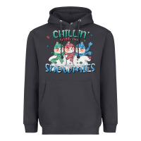 Smoke chillin with my snowmies Heavyweight Hoodie - CowGirlArtShop