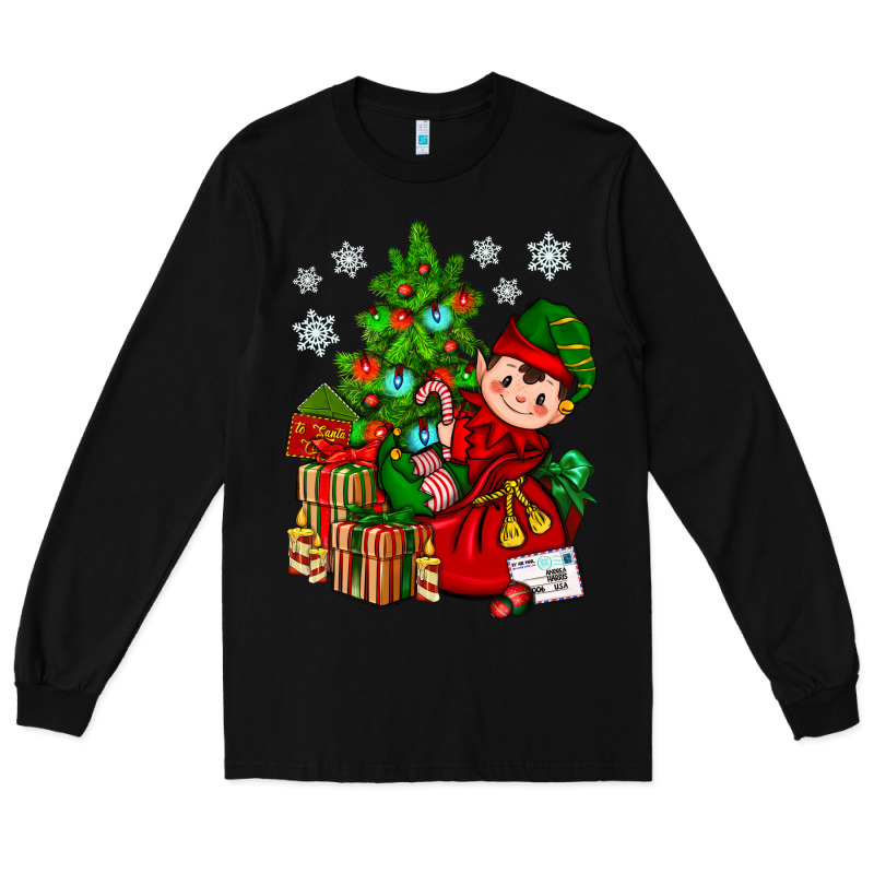 Santa's Elf Christmas Long Sleeve Tee by BundleAndBundleShop | Teevron