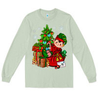 Matcha Santa's Elf Christmas Long Sleeve Tee - BundleAndBundleShop