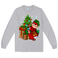 Moon Dust Santa's Elf Christmas Long Sleeve Tee - BundleAndBundleShop