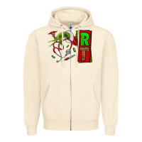 Sandshell Christmas Character Nurse Zipper Hoodie - NancyCooperArtShop