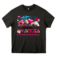 Asphalt costom name valentines day cna certified nursing Heavy Core Tee - AdoDesignShop
