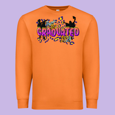 Just Graduated 2024 Premium Sweatshirt Designed By Cowgirlartshop