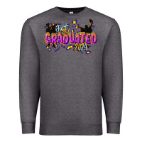 Charcoal Heather just graduated 2024 Premium Sweatshirt - CowGirlArtShop
