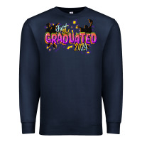 Navy just graduated 2024 Premium Sweatshirt - CowGirlArtShop