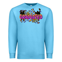 Ocean Blue just graduated 2024 Premium Sweatshirt - CowGirlArtShop