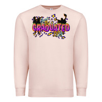 Pale Pink just graduated 2024 Premium Sweatshirt - CowGirlArtShop