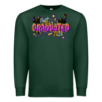Sports Green just graduated 2024 Premium Sweatshirt - CowGirlArtShop