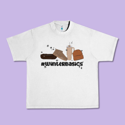 Winter Basics Stanley Urban Heavy Tee Designed By Maliassmallbusiness