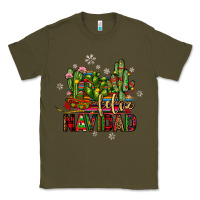 Army Green feliz navidad cactus Classic Tee - JahusDesignShop